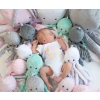 Cuddly octopus with rattle - green