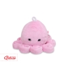Cuddly octopus with rattle - pink