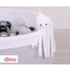 Cuddly octopus with rattle - white