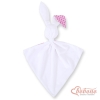 Cuddly rabbit double-sided- pink flowers