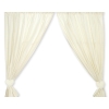 Curtains for baby room- Bear with bow cream