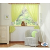 Curtains for baby room- Donkey Luca green