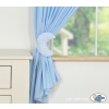 Curtains for baby room- Good night blue