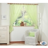 Curtains for baby room- Good night green