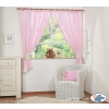 Curtains for baby room- Good night pink