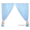Curtains for baby room- Teddy Bear Baranaba blue