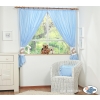 Curtains for baby room- Teddy Bear Baranaba blue