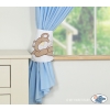 Curtains for baby room- Teddy Bear Baranaba blue