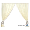 Curtains for baby room- Teddy Bear Baranaba cream