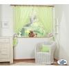 Curtains for baby room- Teddy Bear Baranaba green