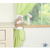 Curtains for baby room- Teddy Bear Baranaba green