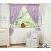 Curtains for baby room- Teddy Bear Baranaba lilac