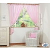 Curtains for baby room- Teddy Bear Baranaba pink