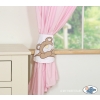 Curtains for baby room- Teddy Bear Baranaba pink