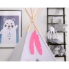 Decorative felt feathers 2pcs - pink