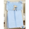 Diaper bag- Bear with bow blue