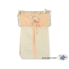 Diaper bag- Bear with bow peach