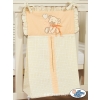 Diaper bag- Bear with bow peach