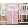 Diaper bag for Girl- Hanging Hearts pink