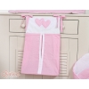 Diaper bag for Girl- Hanging Hearts pink