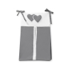 Diaper bag- Hanging hearts anthracite
