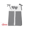 Diaper bag- Hanging hearts anthracite