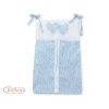 Diaper bag- Hanging Hearts blue flowers