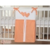 Diaper bag- Hanging Hearts orange