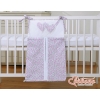 Diaper bag- Hanging Hearts pink flowers