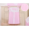 Diaper bag- Hanging Hearts pink stripes