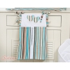 Diaper Nappy bag- Hanging Hearts brown stripes