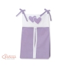 Diaper Nappy bag- Hanging Hearts lilac