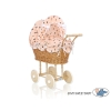 Doll Pram made of Natural Wicker and Wood -762