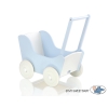 Doll pram Mila White-Blue