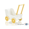 Doll pram Mila White with Yellow