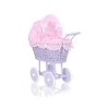 Doll pram no. 91699 Bedding Set White Dots on Pink