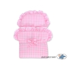 Doll pram no. 91699Pink White Checkered Bedding Set