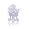 Doll pram no. 91699White with Black Dots Bedding Set