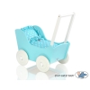 Doll pram Turquoise with White Turquoise with White Dots Bedding Set
