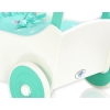 Doll pram Wood White with Mint -717