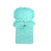 Doll pram Wood White with Mint -717