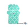 Doll pram Wood White with Mint -724