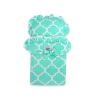 Doll pram Wood White with Mint -724