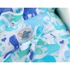 Doll pram Wood White with Mint -734