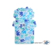 Doll pram Wood White with Mint -734