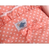 Doll pram Wooden Carriage Powder-Rosa White -761