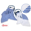 Double-sidead car seat blanket- Chessboard dark blue