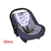 Double-sided Baby head support pillow- Black stars