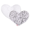 Double-sided Baby head support pillow - bubbles gray