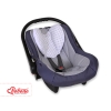 Double-sided Baby head support pillow- Gray flowers